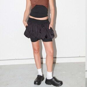 NWT KkCo Bubble Skort-Onyx-XLarge